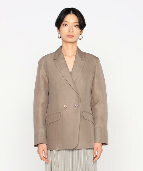 Precious Mild / プレシャスマイルド テーラードジャケット | シルク麻二重織　ジャケット | 詳細12