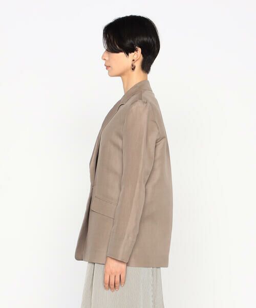 Precious Mild / プレシャスマイルド テーラードジャケット | シルク麻二重織　ジャケット | 詳細13