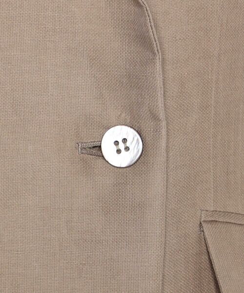 Precious Mild / プレシャスマイルド テーラードジャケット | シルク麻二重織　ジャケット | 詳細20