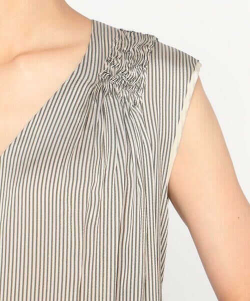 Precious Mild / プレシャスマイルド ロング・マキシ丈ワンピース | センシティブストライプ　ドレス | 詳細12