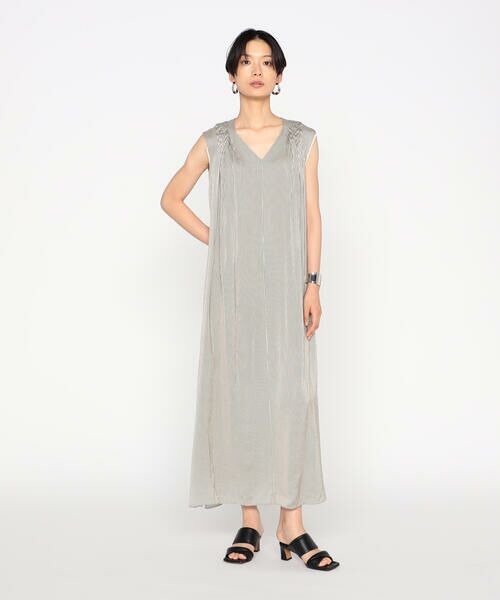 Precious Mild / プレシャスマイルド ロング・マキシ丈ワンピース | センシティブストライプ　ドレス | 詳細2