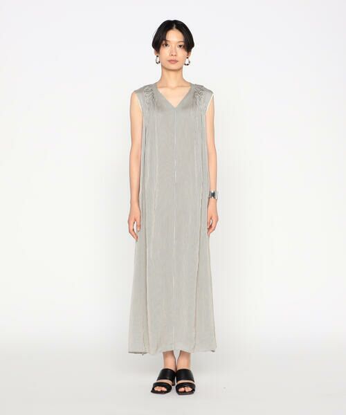 Precious Mild / プレシャスマイルド ロング・マキシ丈ワンピース | センシティブストライプ　ドレス | 詳細8