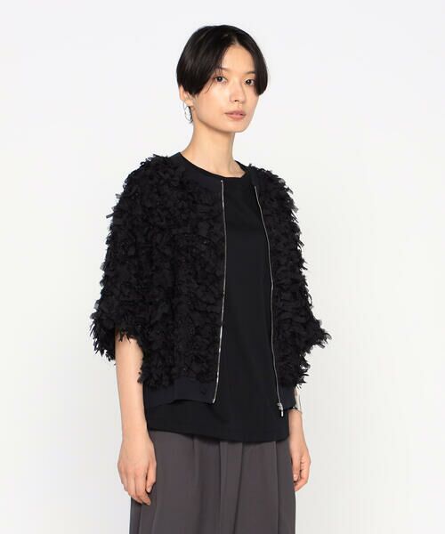 Precious Mild / プレシャスマイルド ブルゾン | 刺繍レース ブルゾン | 詳細5