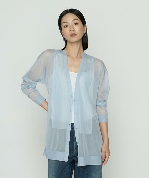 Precious Mild / プレシャスマイルド カーディガン・ボレロ | シアーVネック カーディガン | 詳細13