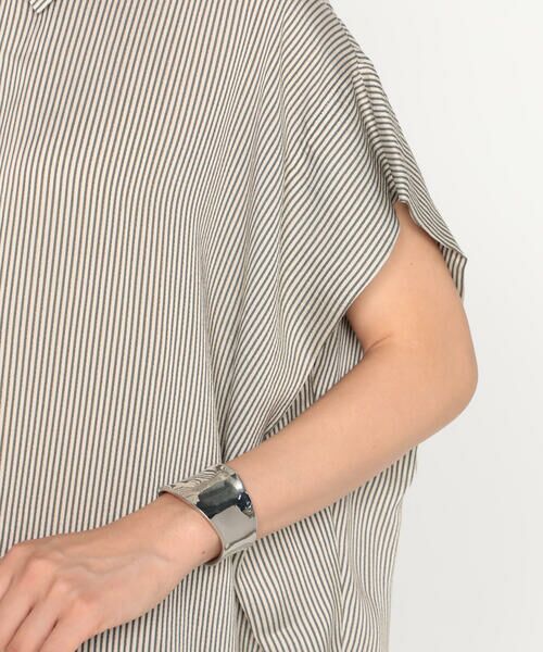 Precious Mild / プレシャスマイルド シャツ・ブラウス | 〔 +サイズ 〕センシティブストライプ　シャツ | 詳細10