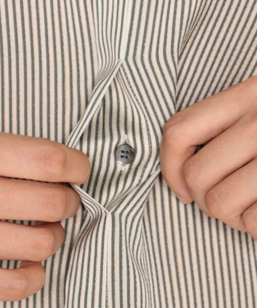 Precious Mild / プレシャスマイルド シャツ・ブラウス | 〔 +サイズ 〕センシティブストライプ　シャツ | 詳細12
