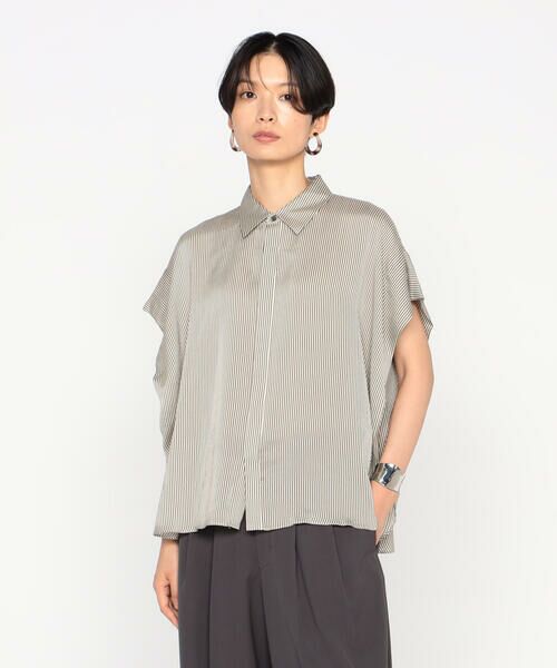 Precious Mild / プレシャスマイルド シャツ・ブラウス | 〔 +サイズ 〕センシティブストライプ　シャツ | 詳細4