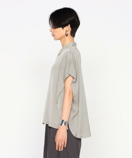 Precious Mild / プレシャスマイルド シャツ・ブラウス | 〔 +サイズ 〕センシティブストライプ　シャツ | 詳細7