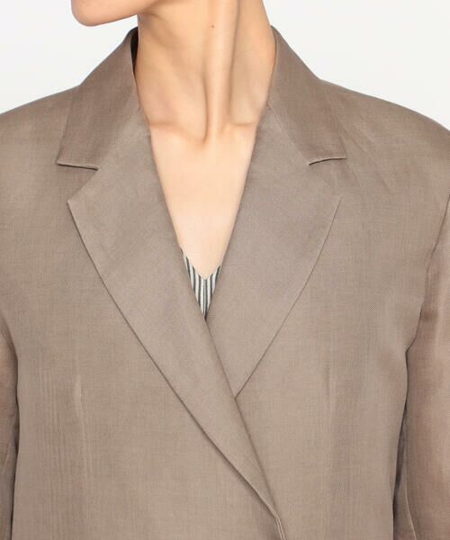 Precious Mild / プレシャスマイルド テーラードジャケット | 〔 +サイズ 〕 シルク麻二重織　ジャケット | 詳細15