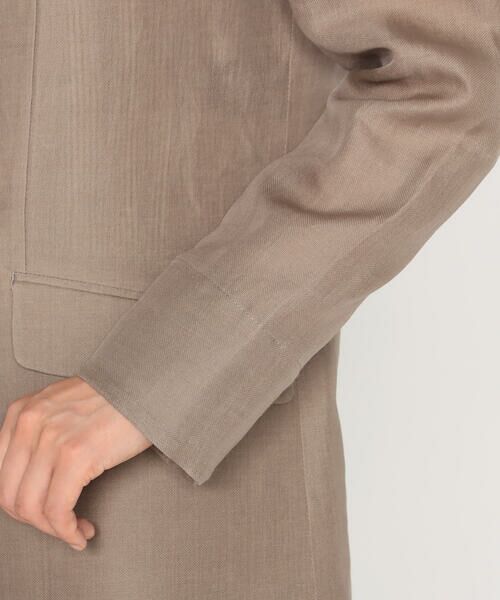 Precious Mild / プレシャスマイルド テーラードジャケット | 〔 +サイズ 〕 シルク麻二重織　ジャケット | 詳細16