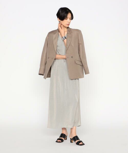Precious Mild / プレシャスマイルド テーラードジャケット | 〔 +サイズ 〕 シルク麻二重織　ジャケット | 詳細7