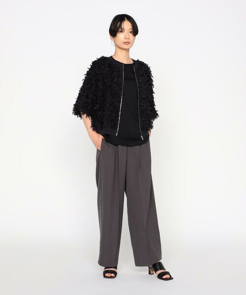 Precious Mild / プレシャスマイルド ブルゾン | 〔 +サイズ 〕 刺繍レース ブルゾン | 詳細2