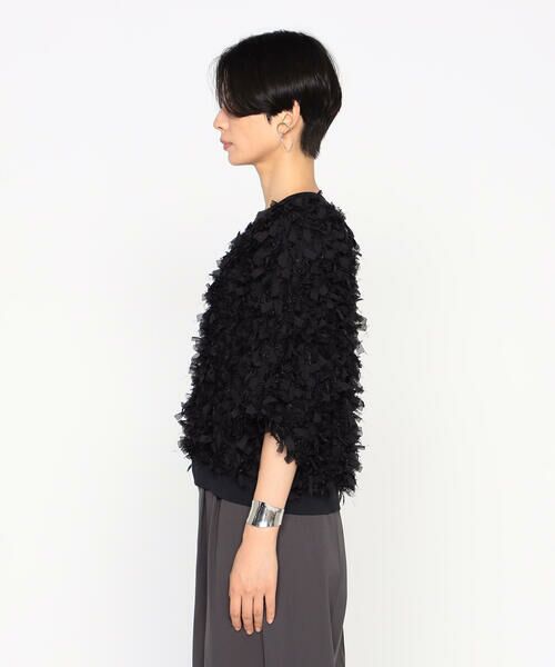 Precious Mild / プレシャスマイルド ブルゾン | 〔 +サイズ 〕 刺繍レース ブルゾン | 詳細7