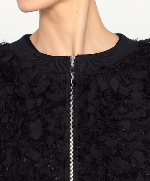 Precious Mild / プレシャスマイルド ブルゾン | 〔 +サイズ 〕 刺繍レース ブルゾン | 詳細9