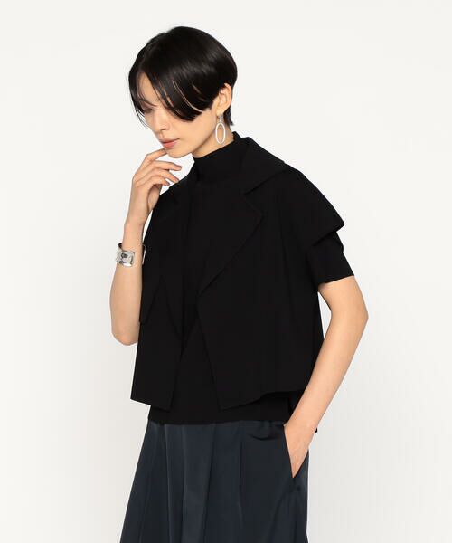 Precious Mild / プレシャスマイルド ベスト | 〔 +サイズ 〕 18Gミラノリブ ショートジレ | 詳細6