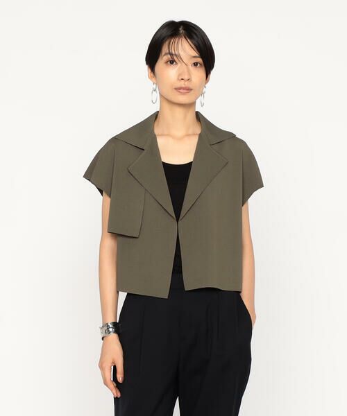 Precious Mild / プレシャスマイルド ベスト | 〔 +サイズ 〕 18Gミラノリブ ショートジレ | 詳細11