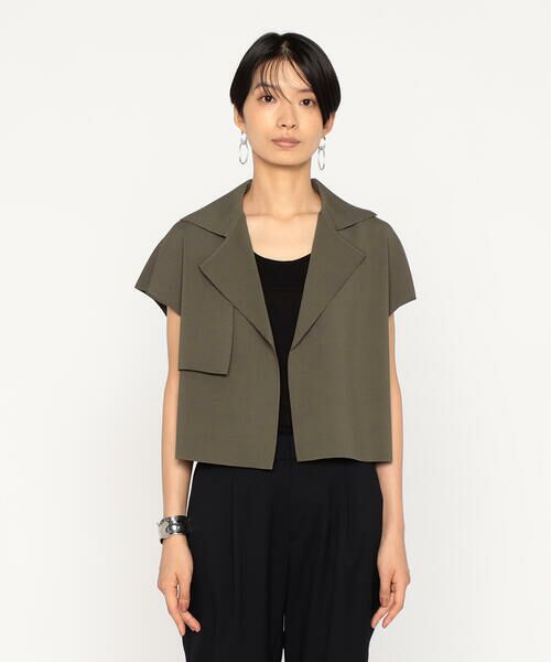 Precious Mild / プレシャスマイルド ベスト | 〔 +サイズ 〕 18Gミラノリブ ショートジレ | 詳細13