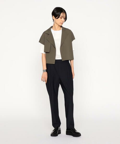 Precious Mild / プレシャスマイルド ベスト | 〔 +サイズ 〕 18Gミラノリブ ショートジレ | 詳細9