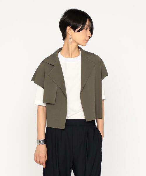 Precious Mild / プレシャスマイルド ベスト | 〔 +サイズ 〕 18Gミラノリブ ショートジレ | 詳細10