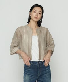 Precious Mild / プレシャスマイルド ブルゾン | 〔 +サイズ 〕 空羽カラミ ブルゾン