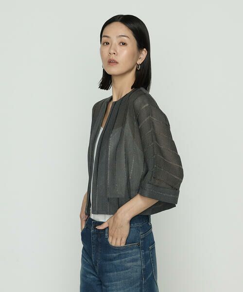 Precious Mild / プレシャスマイルド ブルゾン | 〔 +サイズ 〕 空羽カラミ ブルゾン | 詳細3