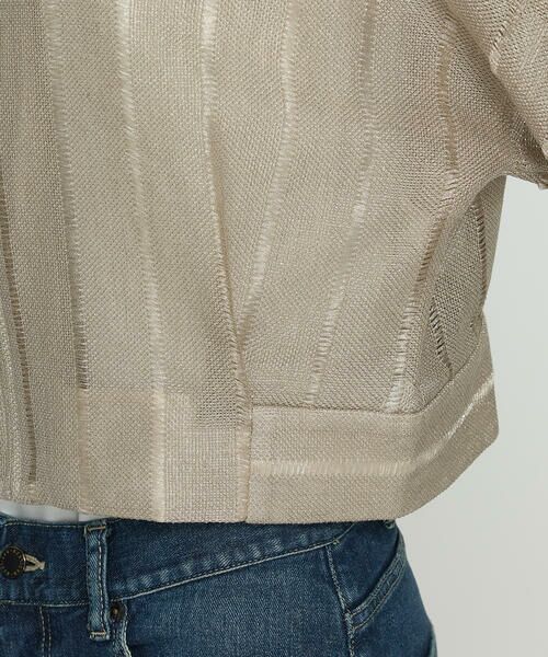 Precious Mild / プレシャスマイルド ブルゾン | 〔 +サイズ 〕 空羽カラミ ブルゾン | 詳細12