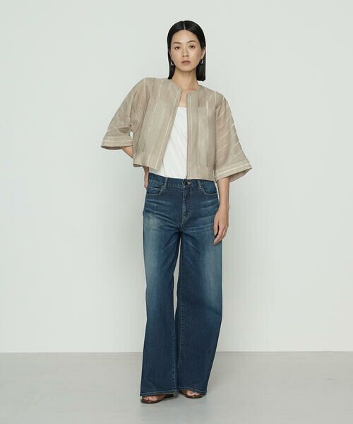 Precious Mild / プレシャスマイルド ブルゾン | 〔 +サイズ 〕 空羽カラミ ブルゾン | 詳細5