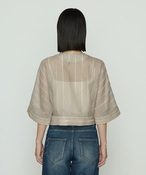 Precious Mild / プレシャスマイルド ブルゾン | 〔 +サイズ 〕 空羽カラミ ブルゾン | 詳細9