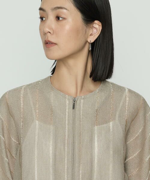 Precious Mild / プレシャスマイルド ブルゾン | 〔 +サイズ 〕 空羽カラミ ブルゾン | 詳細10