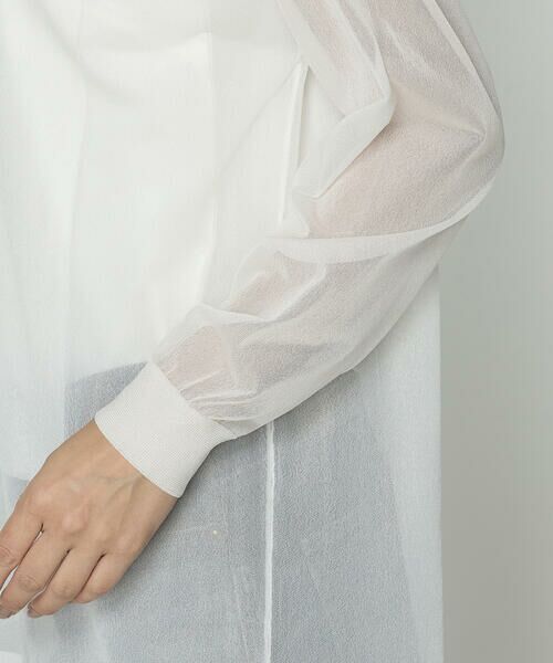 Precious Mild / プレシャスマイルド カーディガン・ボレロ | 〔 +サイズ 〕 シアーVネック カーディガン | 詳細7