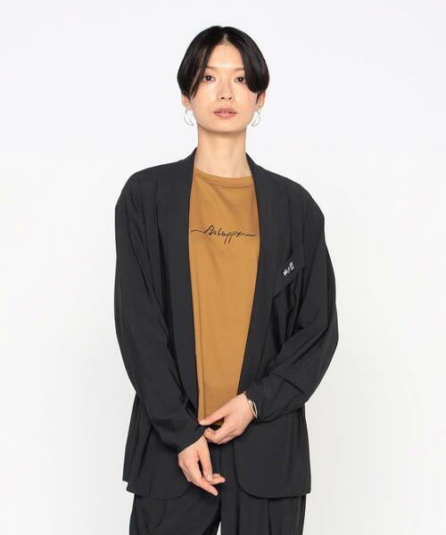 Precious Mild/プレシャスマイルド ナイロンハイテンション ライトジャケット 05:ブラック 9号 Precious Mild/プレシャスマイルド ナイロンハイテンション ライトジャケット 05:ブラック 9号