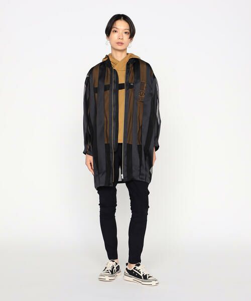 Precious Mild / プレシャスマイルド ブルゾン | シアーストライプ ブルゾン | 詳細1