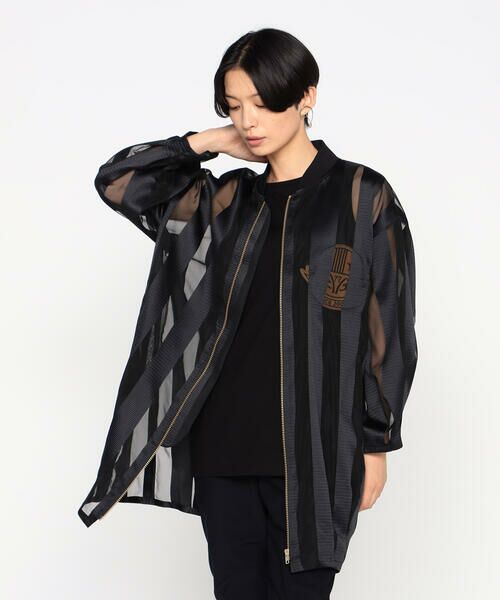 Precious Mild / プレシャスマイルド ブルゾン | シアーストライプ ブルゾン | 詳細8