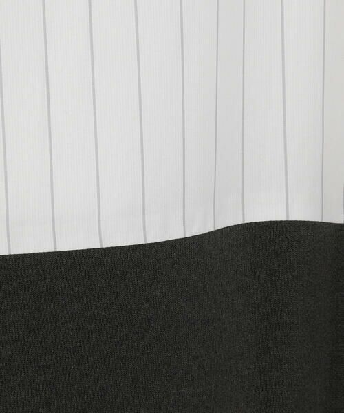 Precious Mild / プレシャスマイルド シャツ・ブラウス | ストライプ裾ニット シャツ | 詳細5