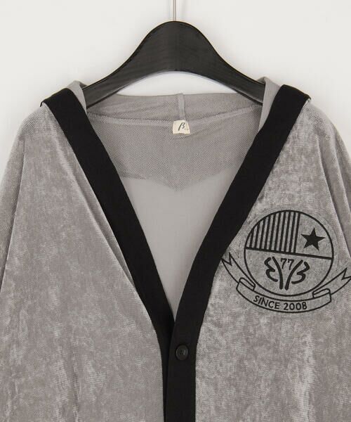 Precious Mild / プレシャスマイルド カーディガン・ボレロ | シアーフロッキー フードカーディガン | 詳細2