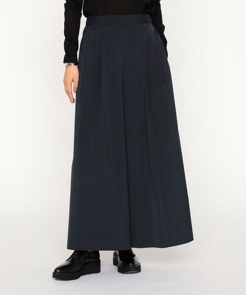 Precious Mild / プレシャスマイルド その他パンツ | メモリータフタ ワイドパンツ(09:ネイビー)