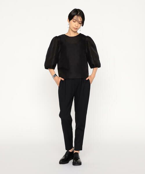 Precious Mild / プレシャスマイルド その他パンツ | ウォッシャブルストレッチギャバ テーパードパンツ | 詳細3