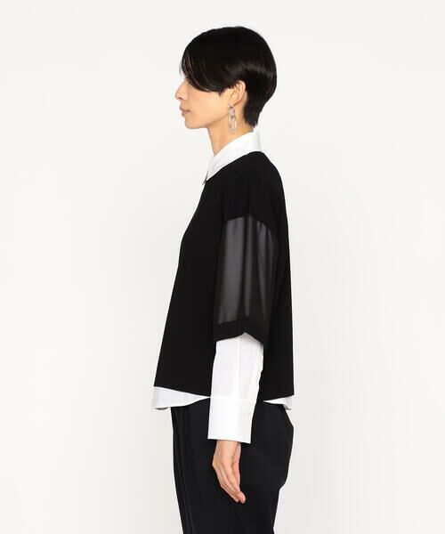 Precious Mild / プレシャスマイルド ニット・セーター | レーヨンストレッチシフォン 袖ニット | 詳細8