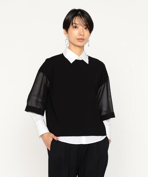 【美品】maje 半袖ニット maje(マージュ) ニット・セーター(レディース) - 海外通販のBUYMA