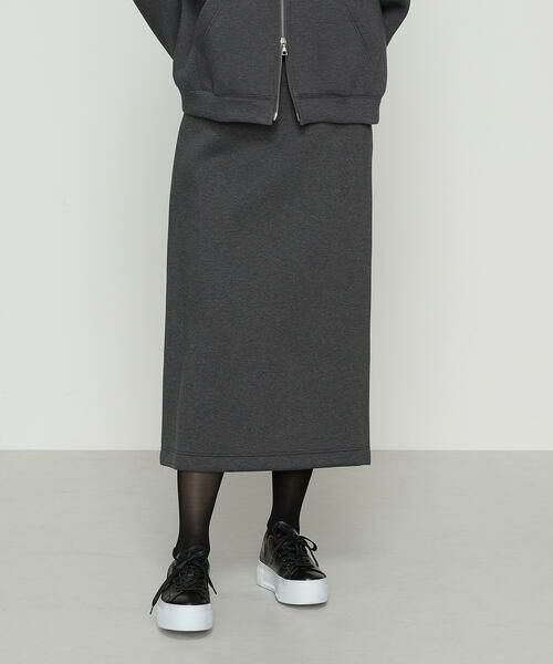 Precious Mild / プレシャスマイルド ロング・マキシ丈スカート | EXダンボール スカート(51:チャコール)