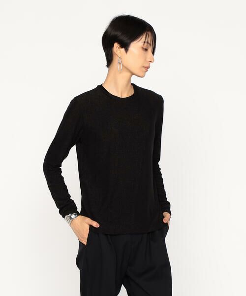 Precious Mild / プレシャスマイルド カットソー | 〔 +サイズ 〕 ラメジャージー プルオーバー | 詳細3