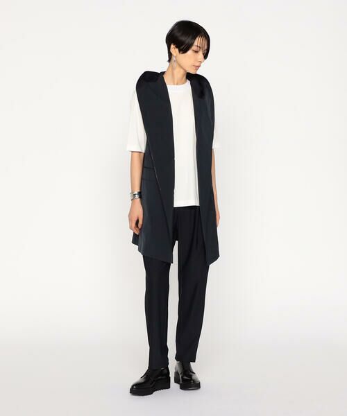 Precious Mild / プレシャスマイルド ベスト | 〔 +サイズ 〕 メモリータフタ ジレ | 詳細2