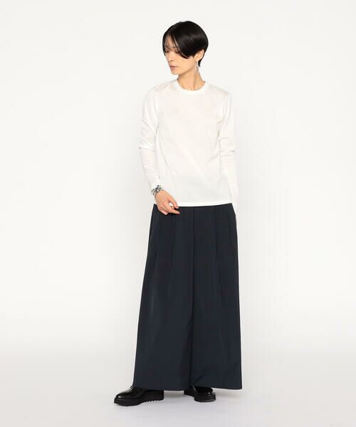 Precious Mild / プレシャスマイルド その他パンツ | 〔 +サイズ 〕 メモリータフタ ワイドパンツ | 詳細5