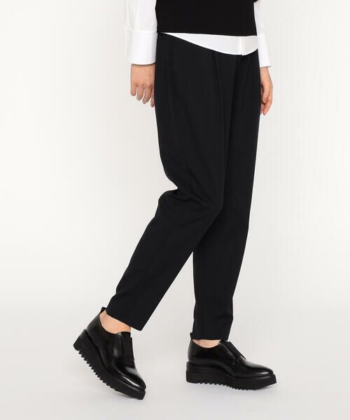 Precious Mild / プレシャスマイルド その他パンツ | 〔 +サイズ 〕 ウォッシャブルストレッチギャバ テーパードパンツ | 詳細5