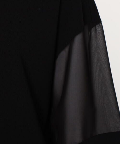 Precious Mild / プレシャスマイルド ニット・セーター | 〔 +サイズ 〕 レーヨンストレッチシフォン 袖ニット | 詳細13