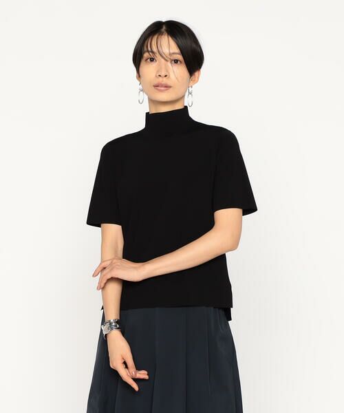 Precious Mild / プレシャスマイルド ニット・セーター | 〔 +サイズ 〕 レーヨンストレッチ ハイネックニット | 詳細3