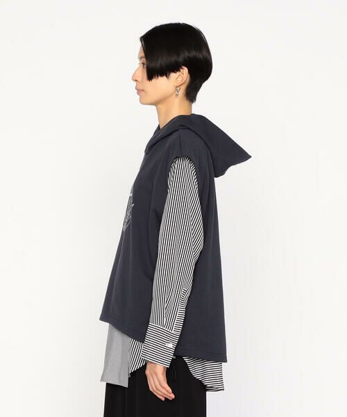 Precious Mild / プレシャスマイルド カットソー | エンブレムプリント フーディーベスト | 詳細4