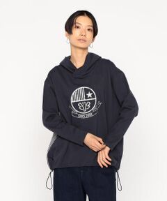 Precious Mild / プレシャスマイルド カットソー | エンブレムプリント フーディープルオーバー