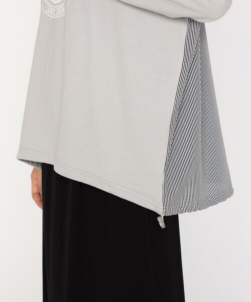 Precious Mild / プレシャスマイルド カットソー | エンブレムプリント フーディープルオーバー | 詳細13