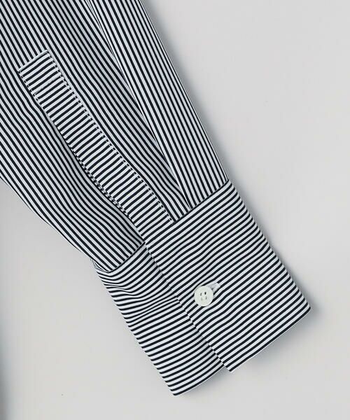 Precious Mild / プレシャスマイルド シャツ・ブラウス | ストライプコンビ ダブルフロントシャツ | 詳細8